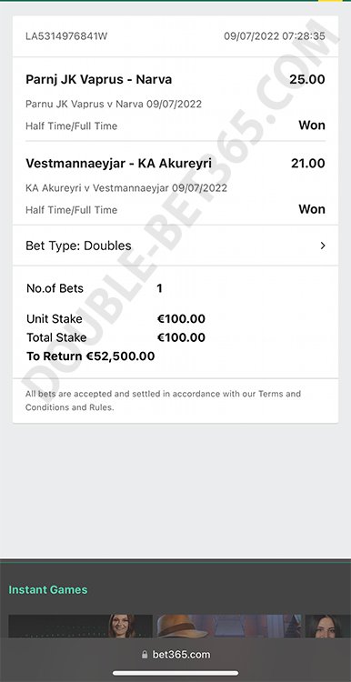 double bet ht ft tips 100% safe